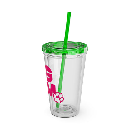 Dog mom pink Insulated Cup