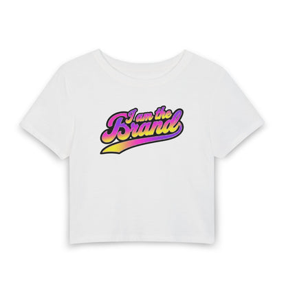 I am the brand Crop Tee