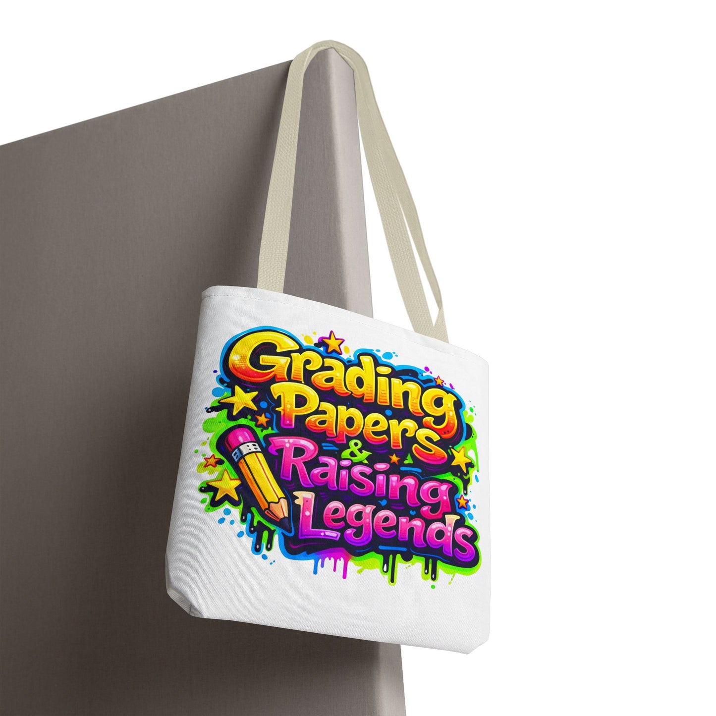Grading papers & raising legends Tote Bag