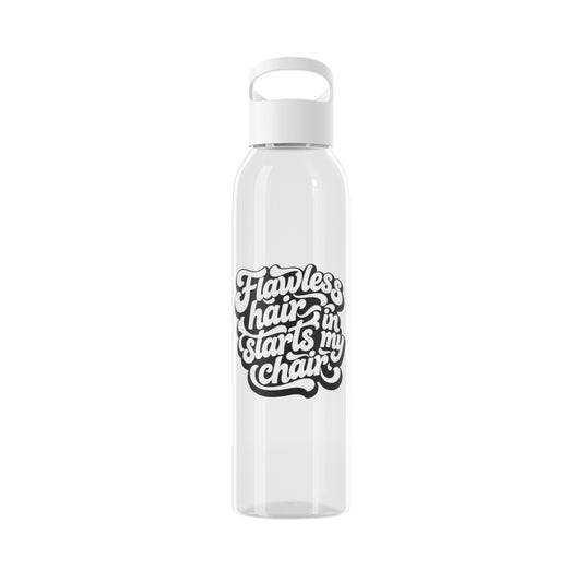 Flawless hair starts in my chair Water Bottle