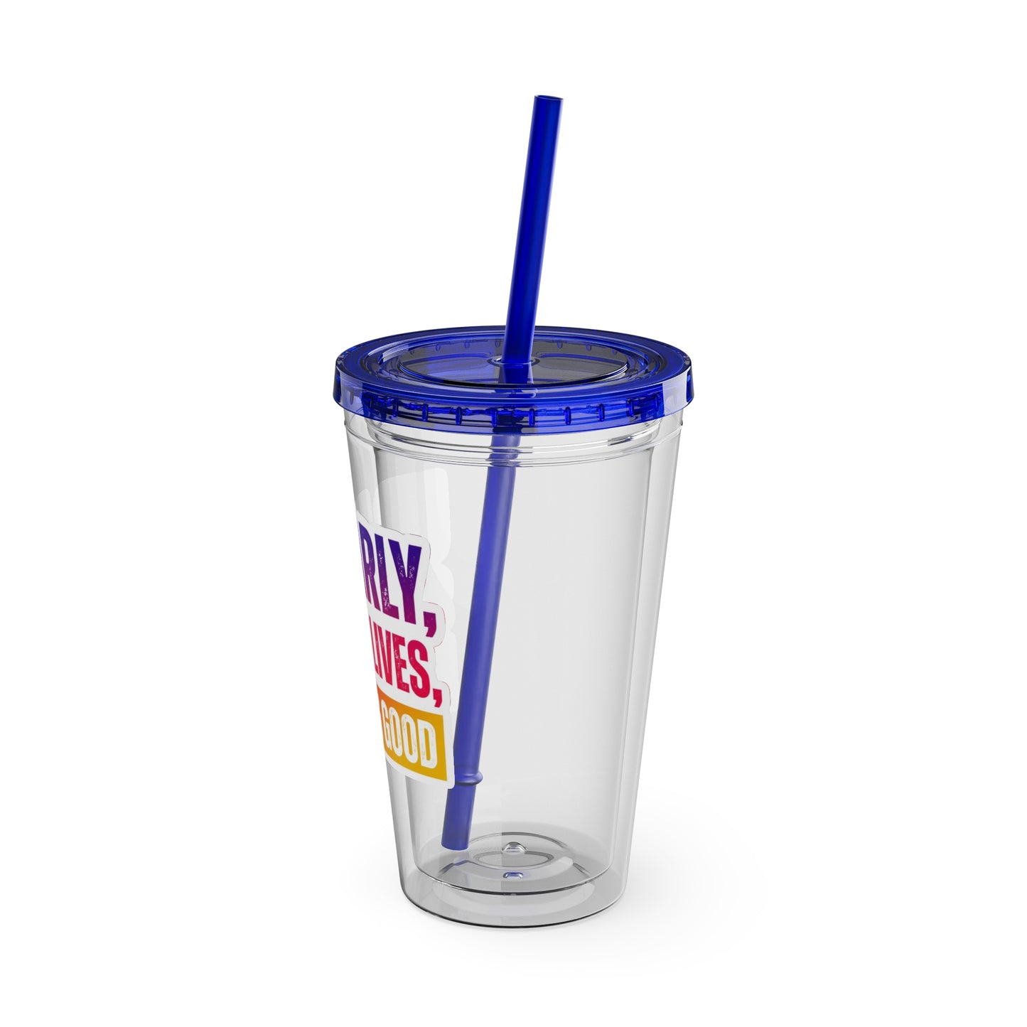 Up early, saving lives, looking good Clear Insulated Cup