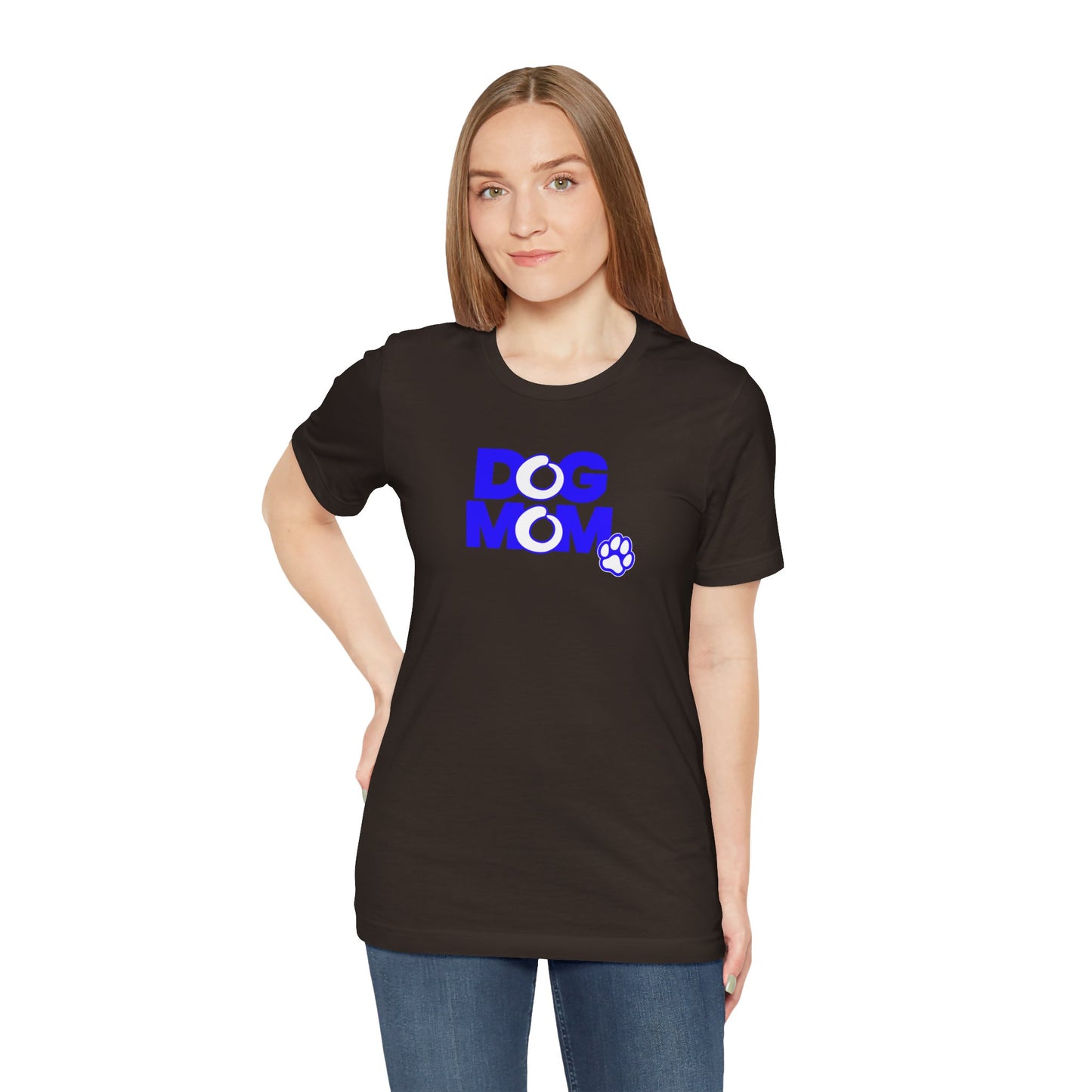 Dog mom blue T-shirt