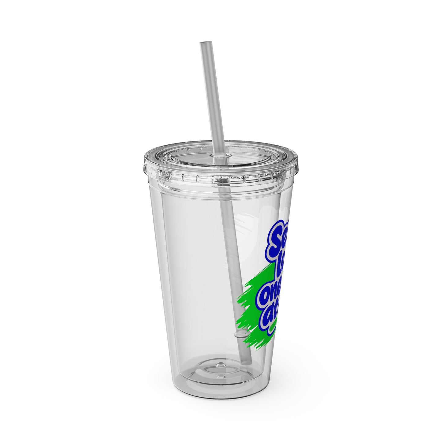 Serving looks one client at a time Clear Insulated Cup