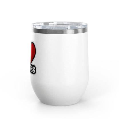 I love nurses faux sticker Tumbler