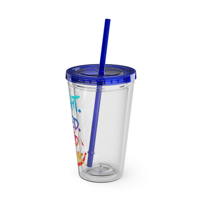 I taught. I tried. I need a drink Clear Insulated Cup
