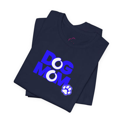 Dog mom blue T-shirt