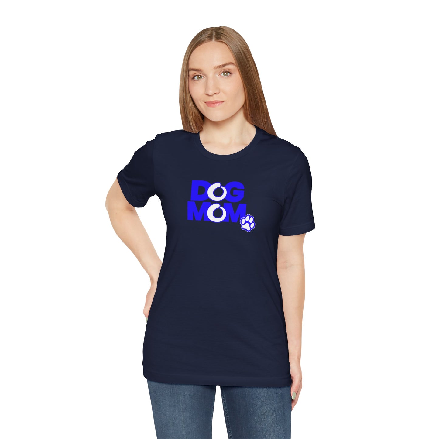 Dog mom blue T-shirt