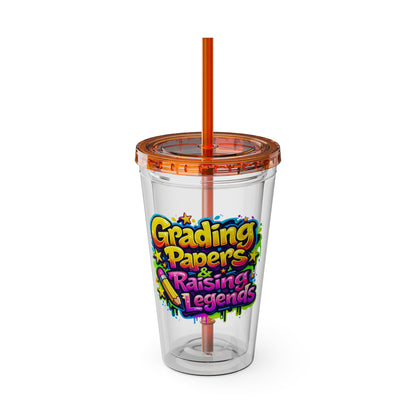 Grading papers & raising legends Clear Insulated Cup