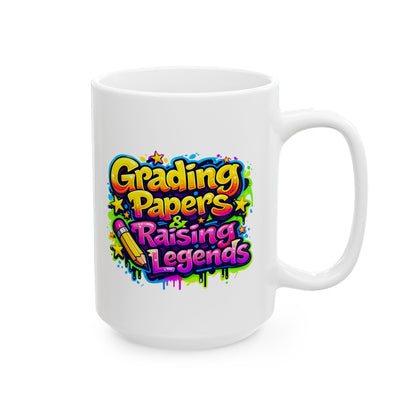 Grading papers & raising legends  Mug