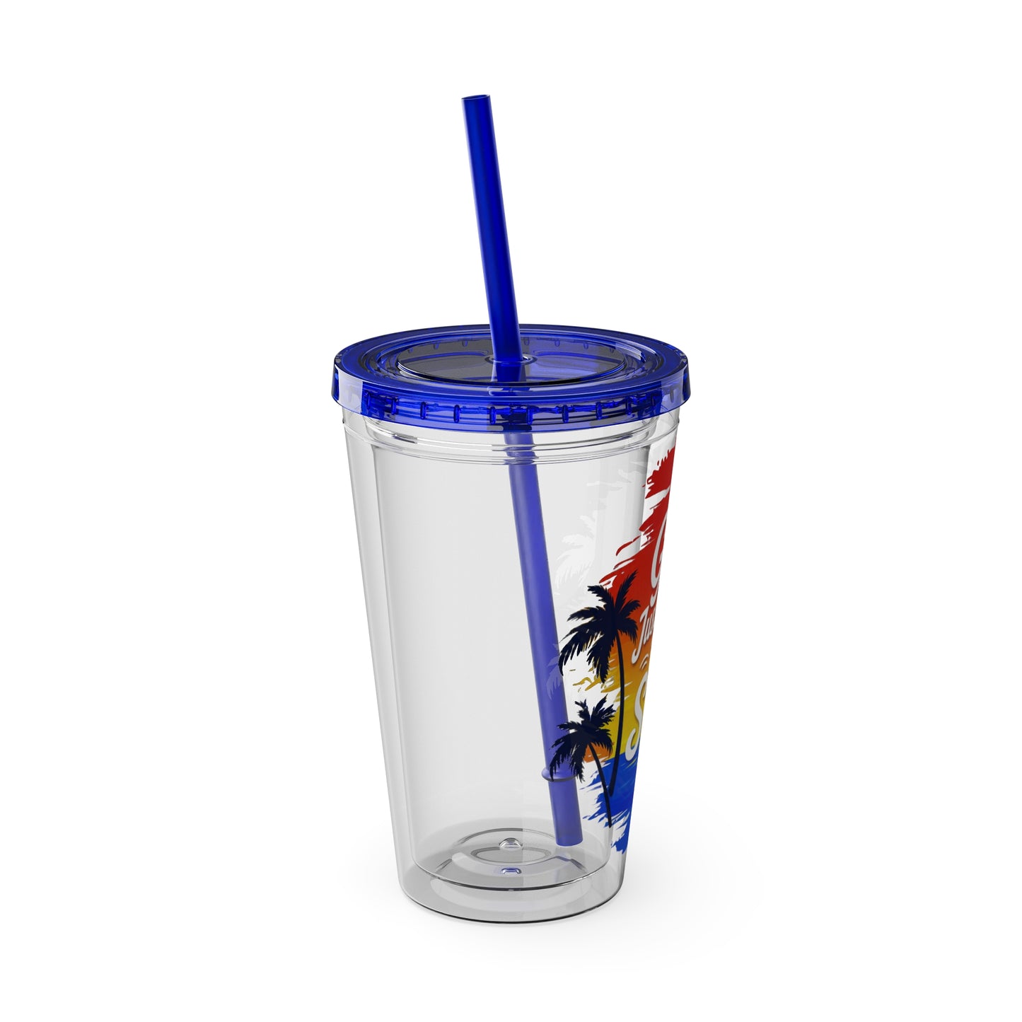 Girls just wanna have sun Clear Insulated Cup