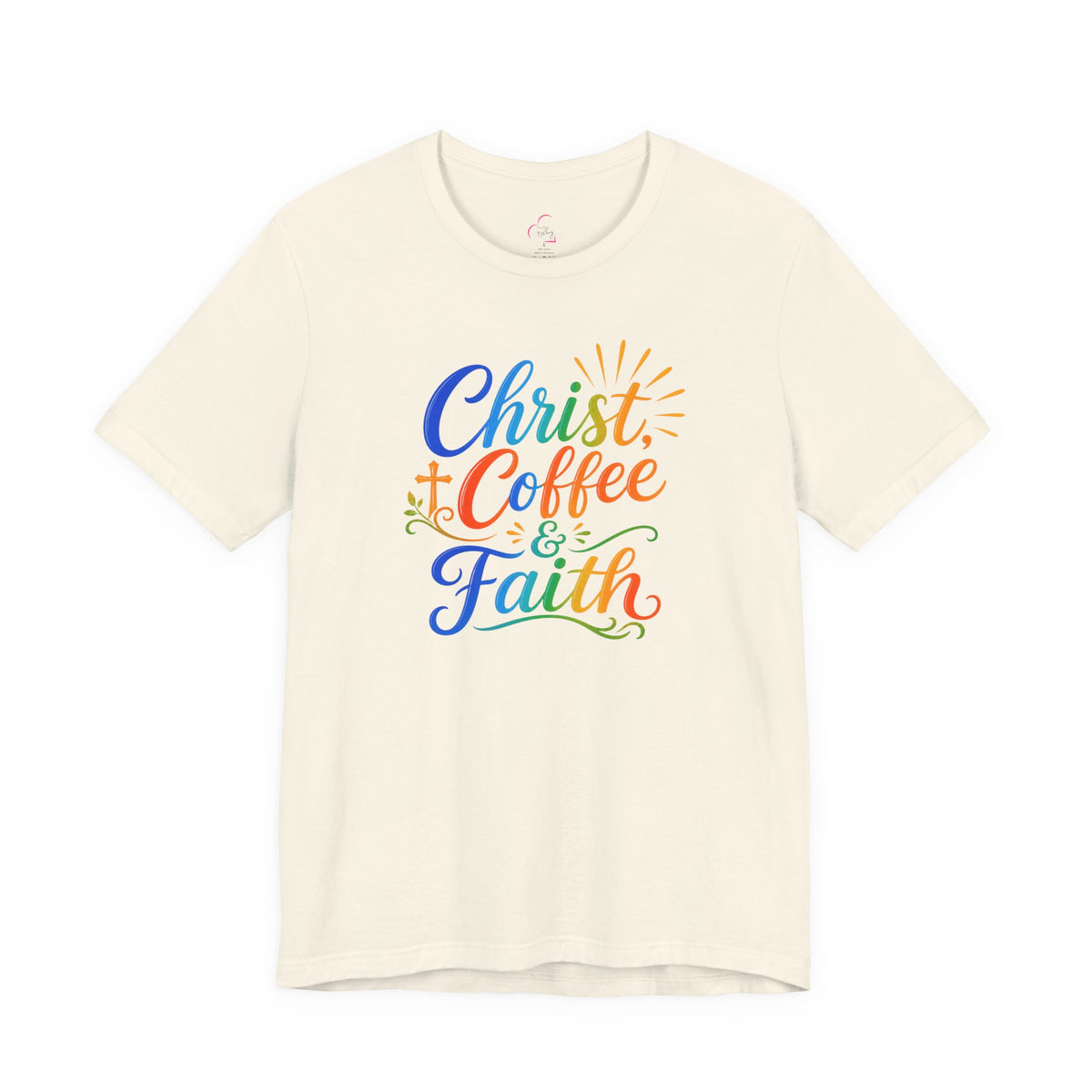 Christ, coffee and faith T-shirt