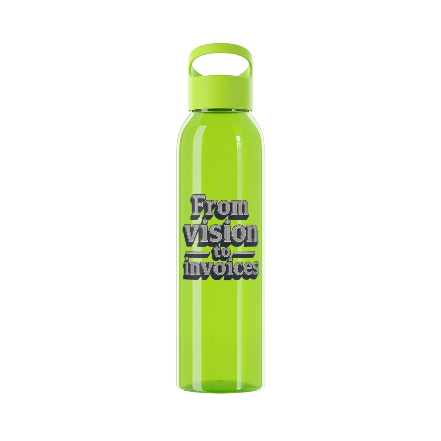 From vision to invoices Water Bottle
