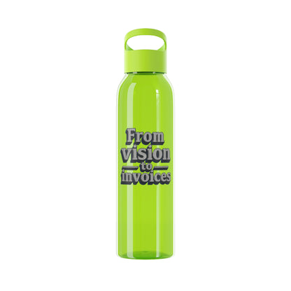 From vision to invoices Water Bottle
