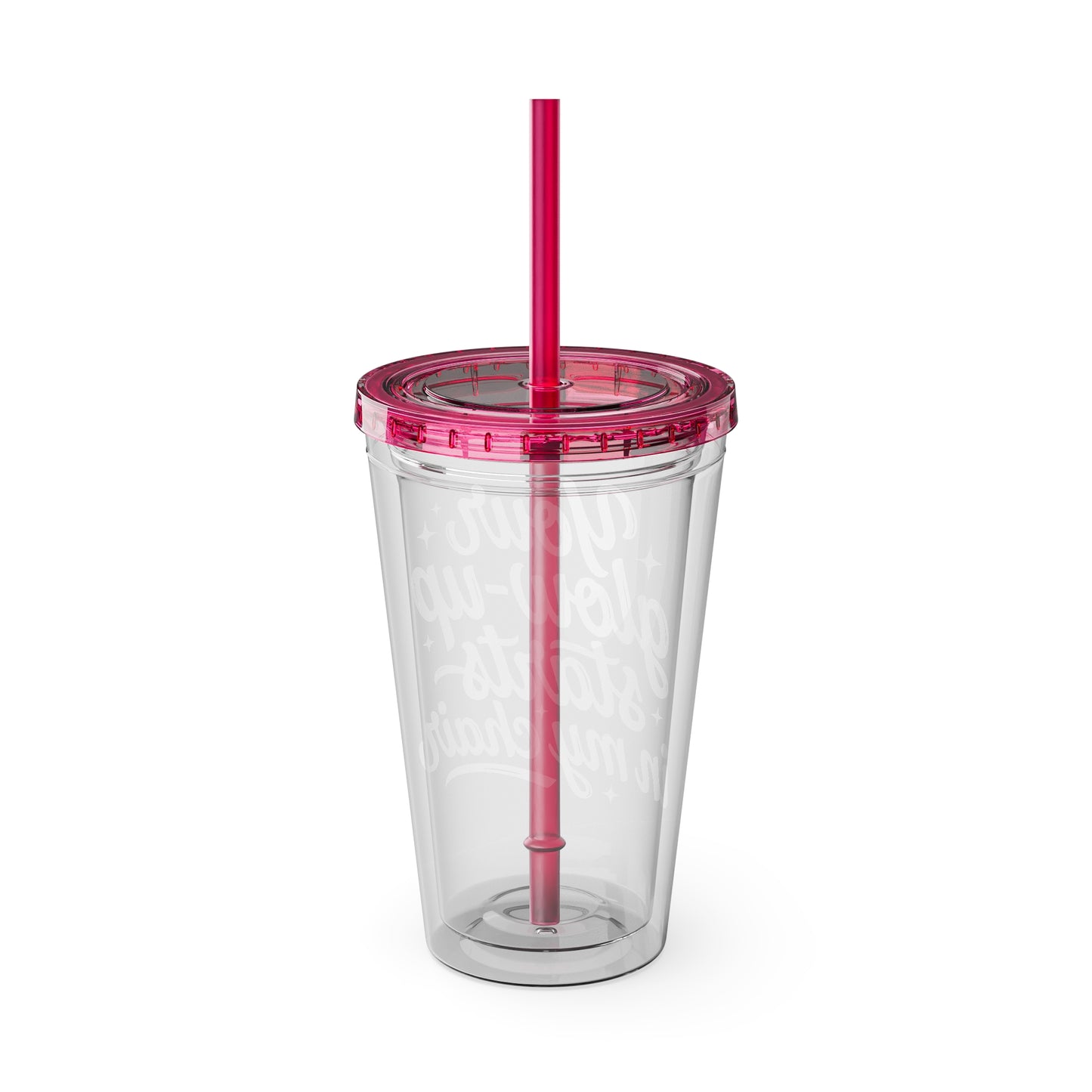 Your glow up starts in my chair Clear Insulated Cup