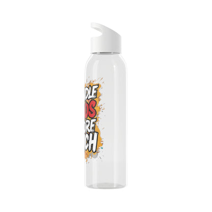 I handle chaos before lunch Water Bottle