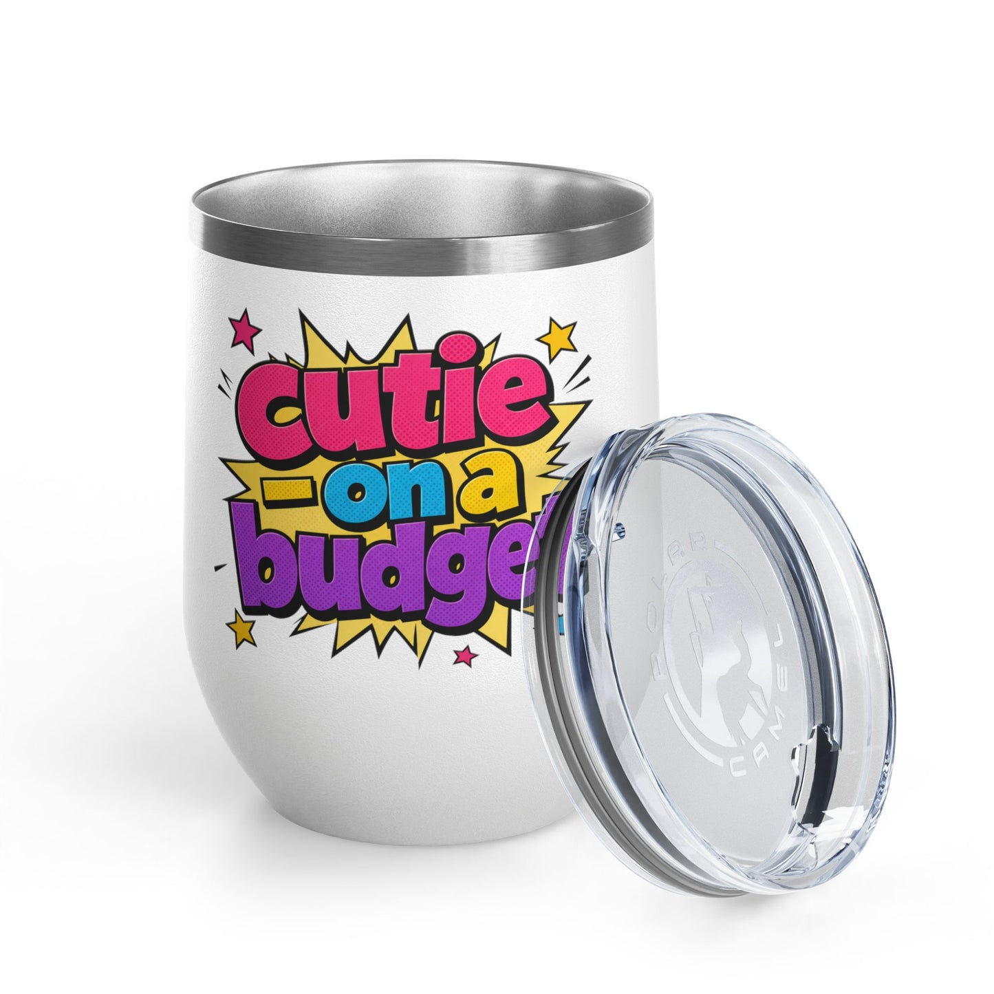 Cutie on a budget Tumbler