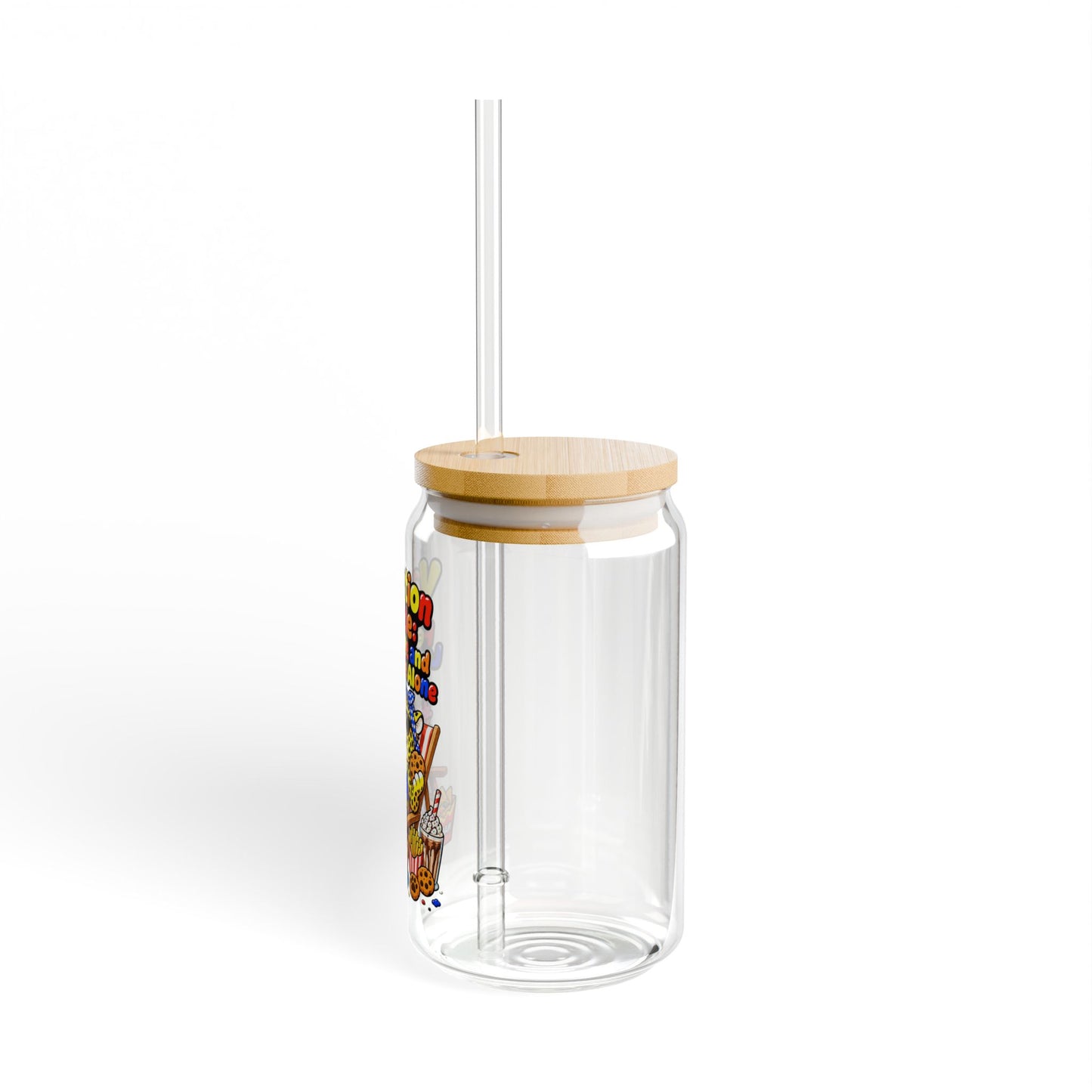 Vacation mode feed me and leave me alone Sipper Glass