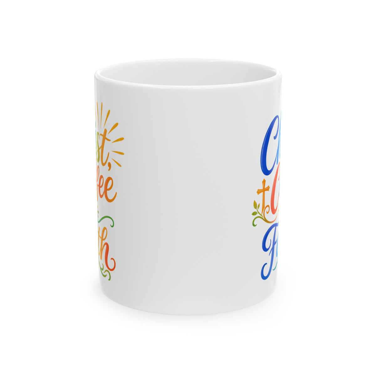 Christ, coffee, faith Mug