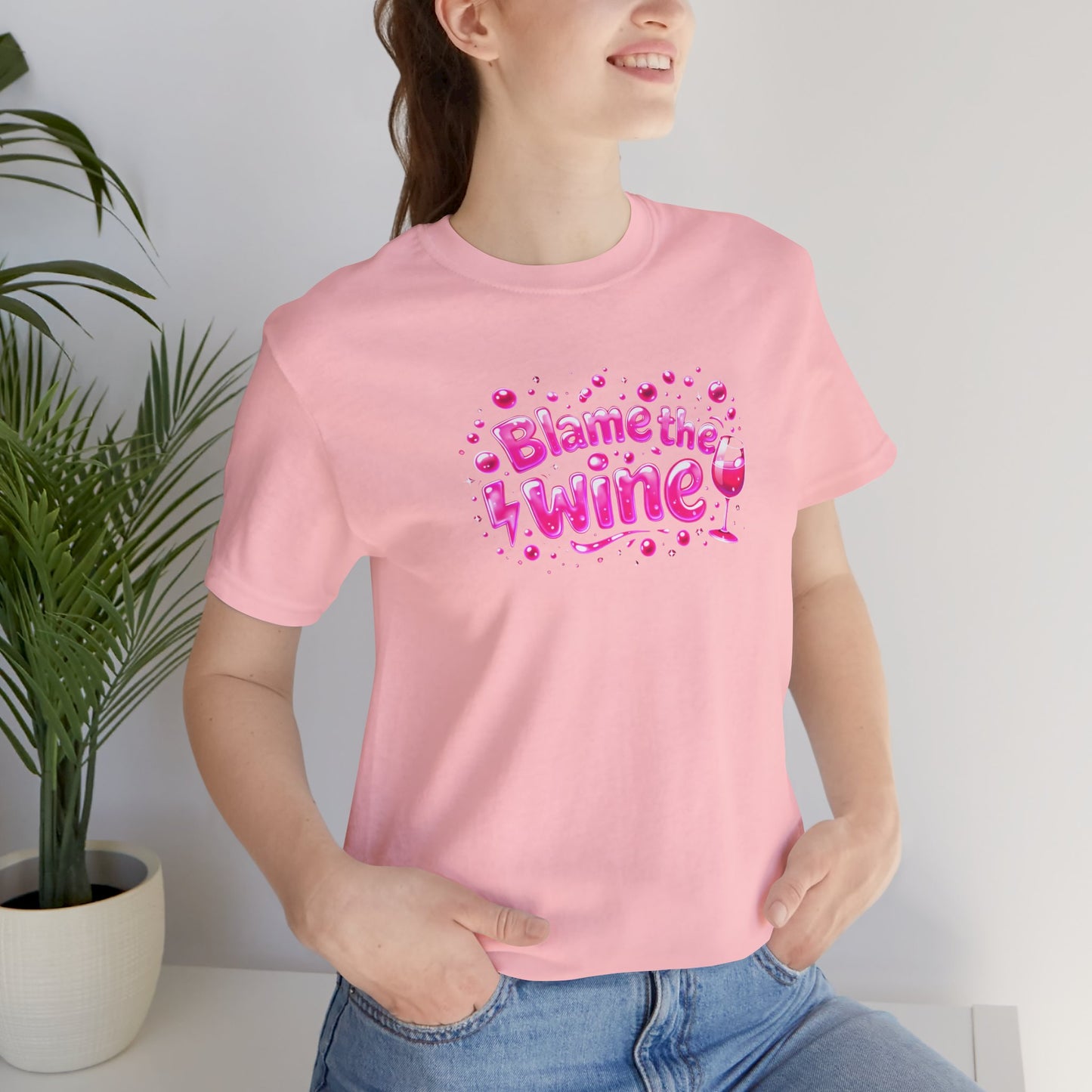 Blame the wine T-shirt