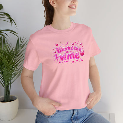 Blame the wine T-shirt