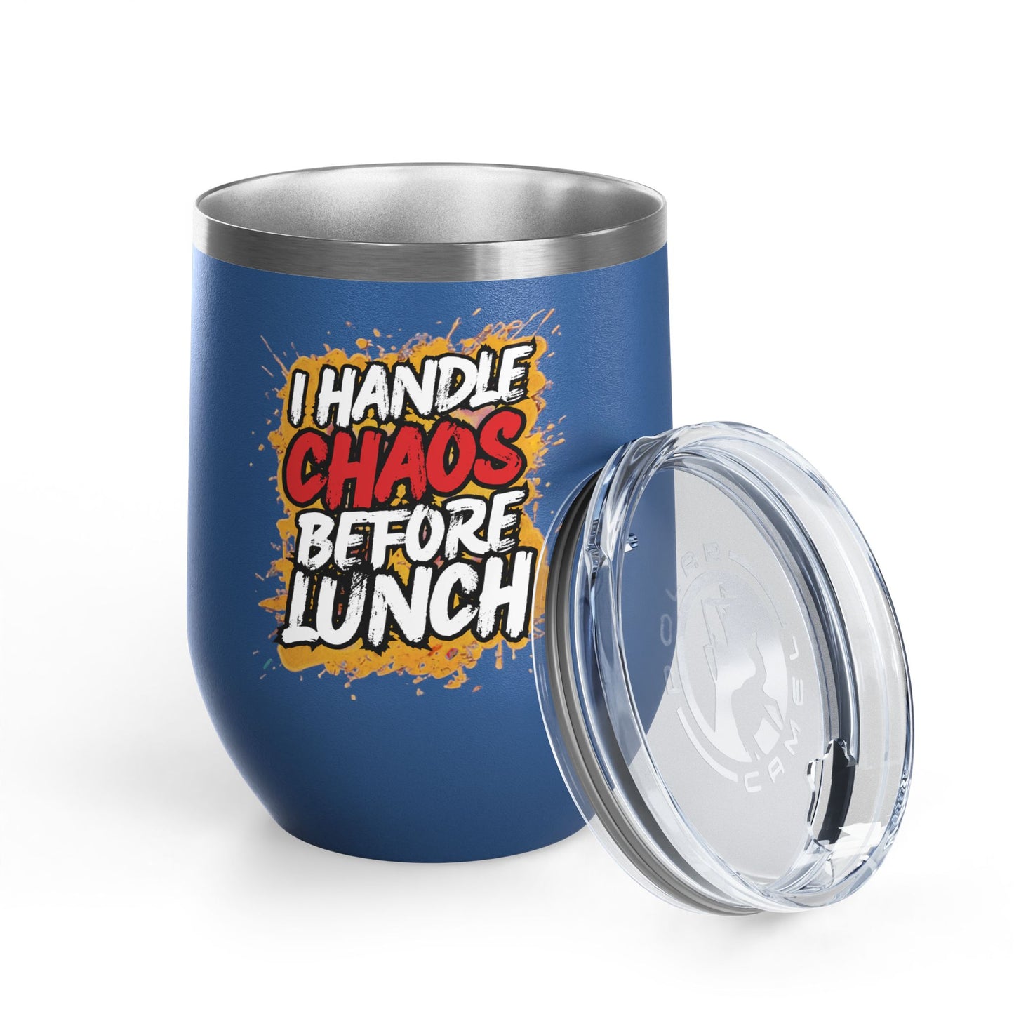 I handle chaos before lunch Tumbler