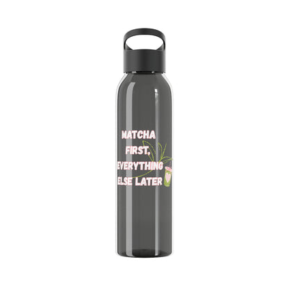 Matcha First, Everything Else Later Water Bottle