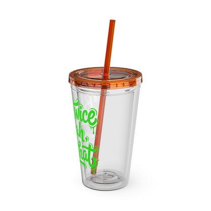 Blink twice yeah I did that Clear Insulated Cup