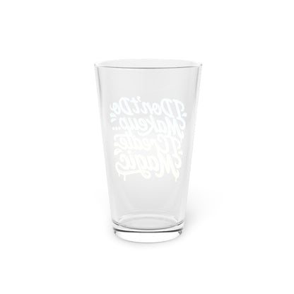 I don't do make up I create magic Beer Glass