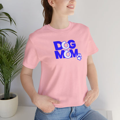 Dog mom blue T-shirt
