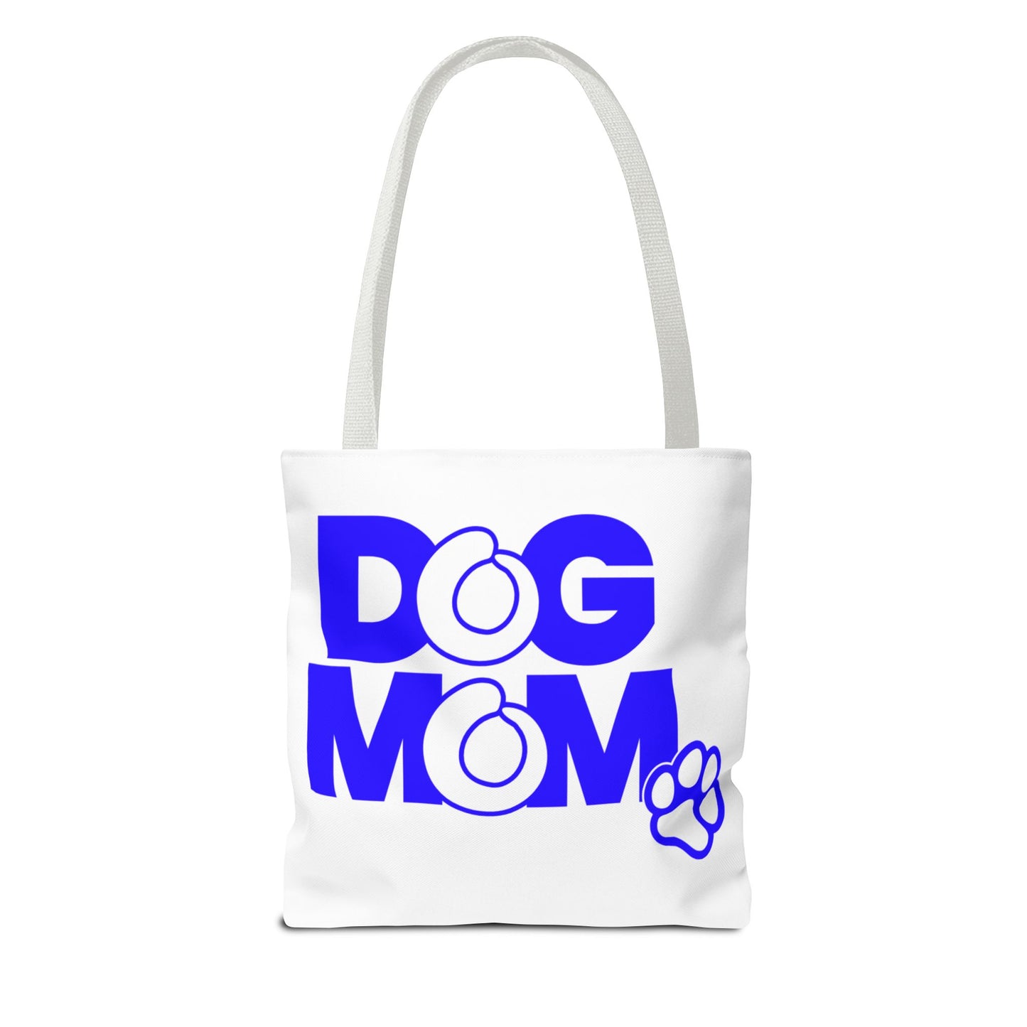 Dog mom blue Tote Bag