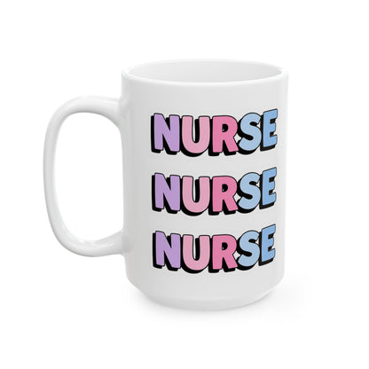 NURSE faux sticker Mug