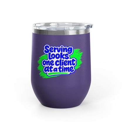 Serving looks one client at a time Tumbler