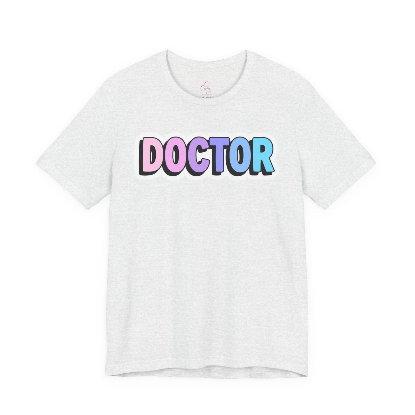 DOCTOR faux sticker T-shirt