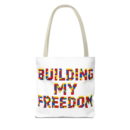 Building my freedom Tote Bag