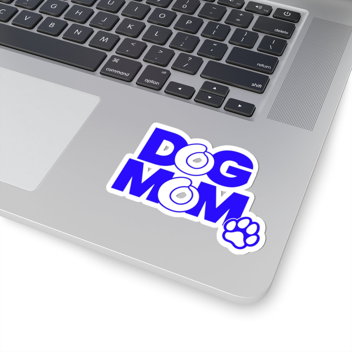 Dog mom blue Sticker