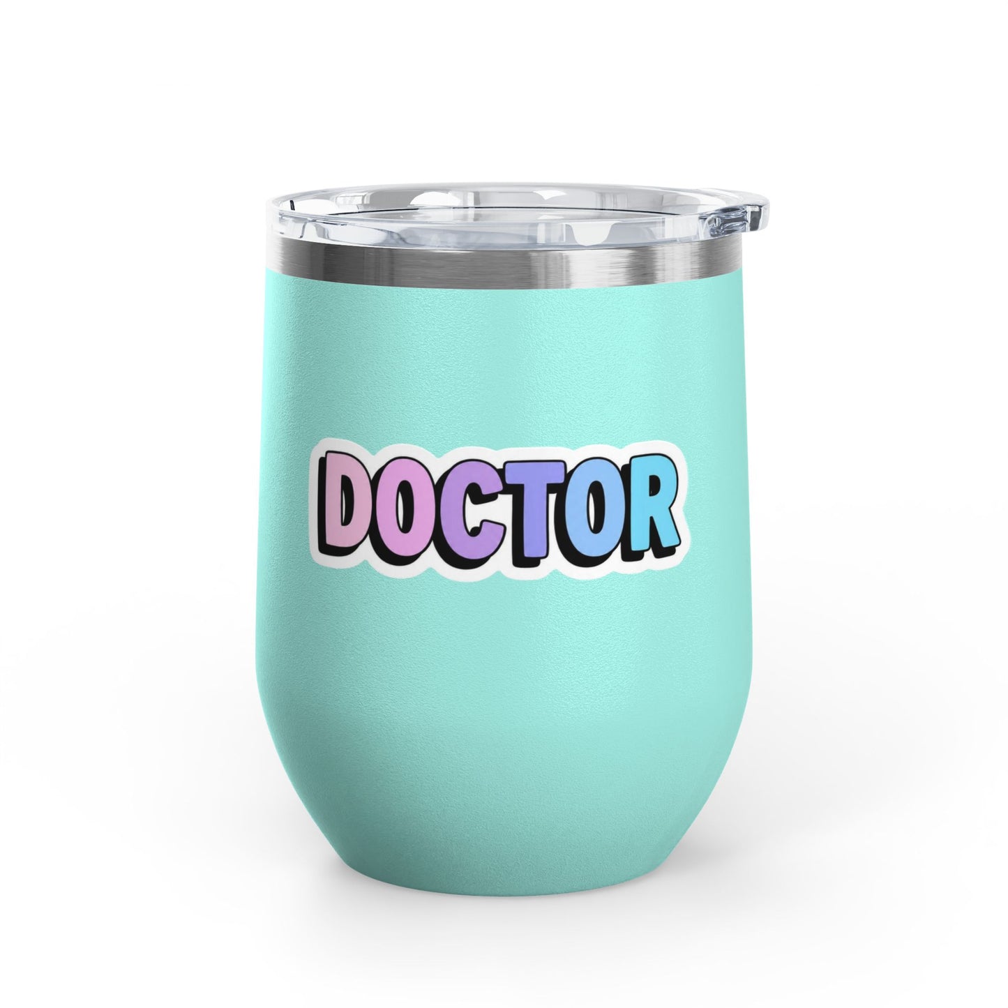 DOCTOR faux sticker Tumbler