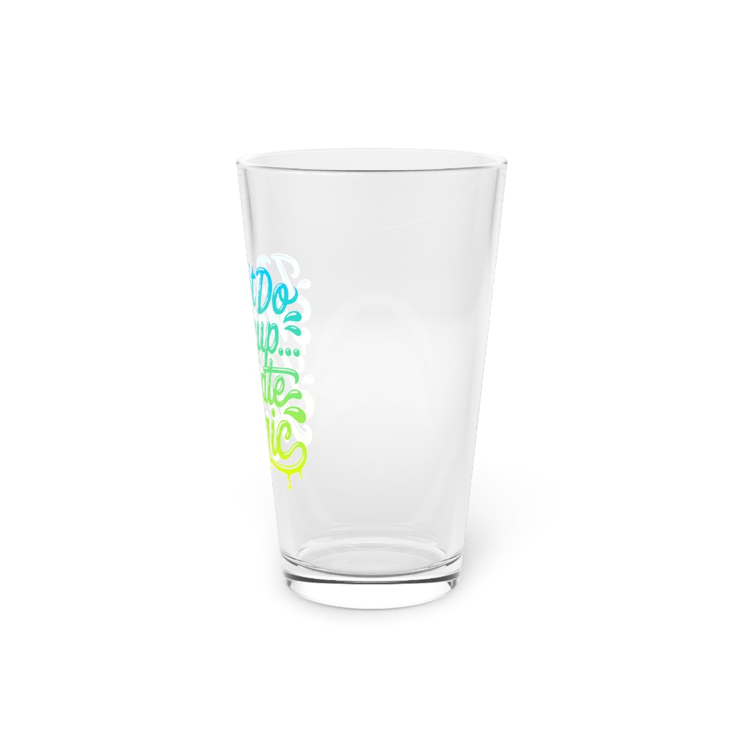 I don't do make up I create magic Beer Glass