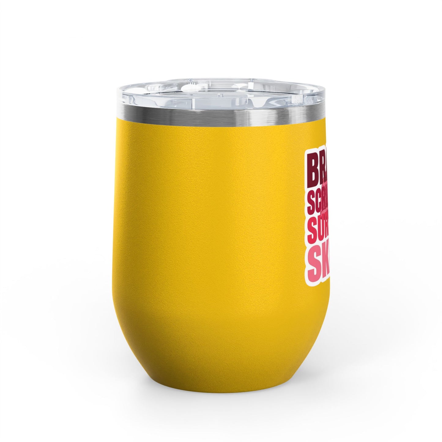 Brains, scrubs and surgical skills pink Tumbler