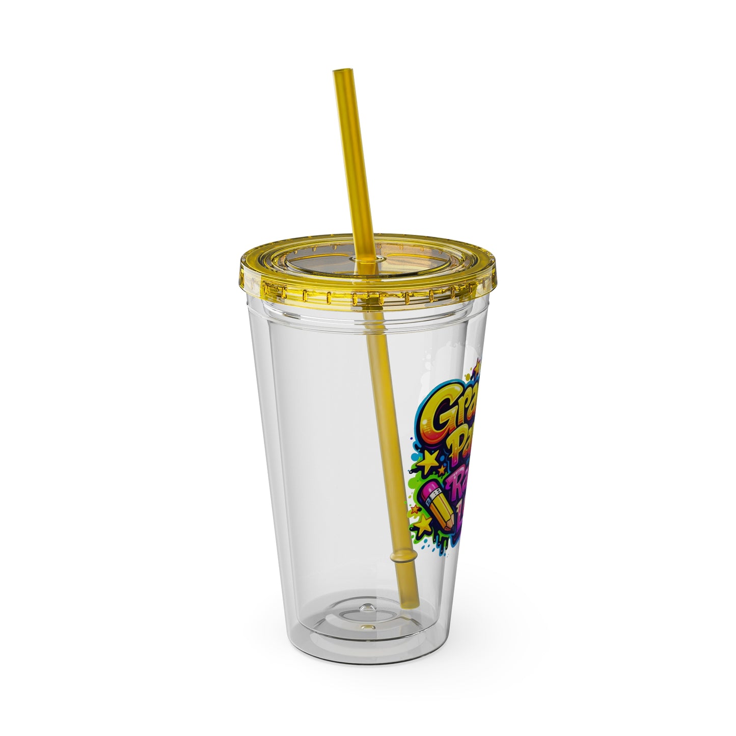Grading papers & raising legends Clear Insulated Cup