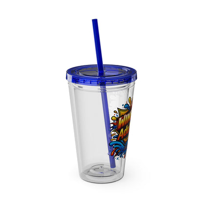 WINE NOW Adult later Clear Insulated Cup