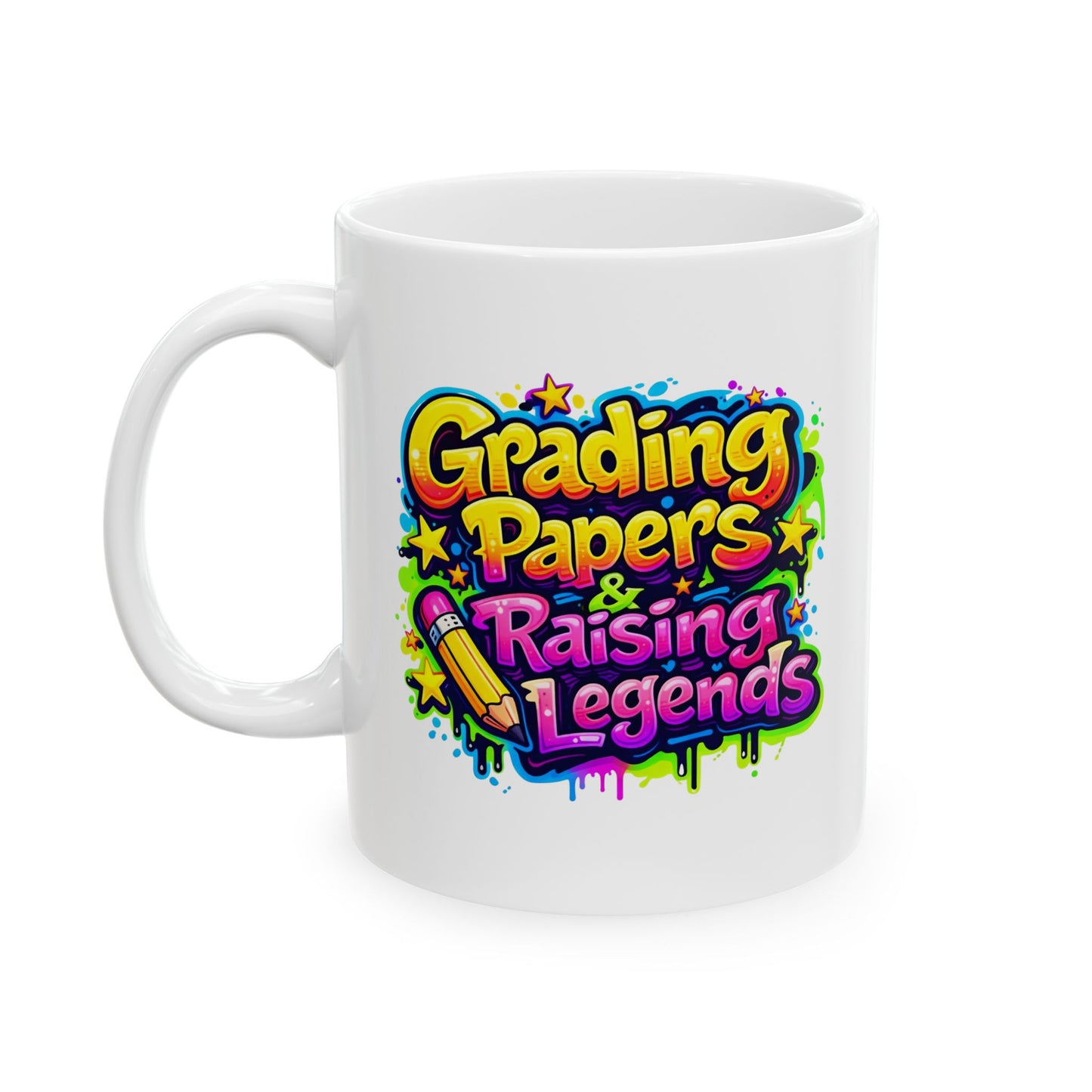 Grading papers & raising legends  Mug