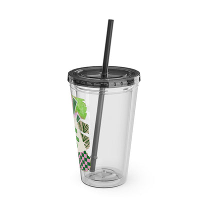 Matcha made me do it  Clear Insulated Cup