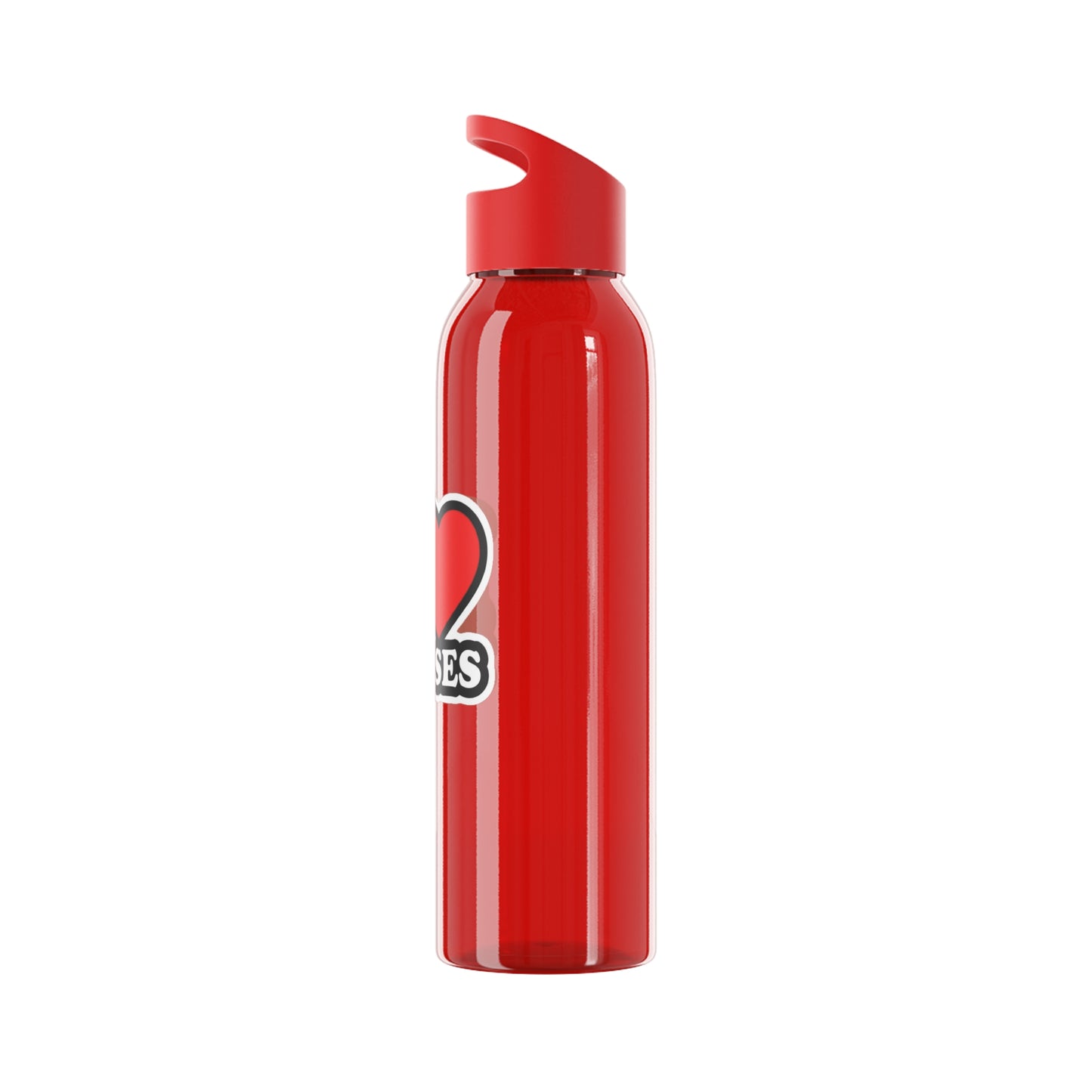 I love nurses faux sticker Water Bottle