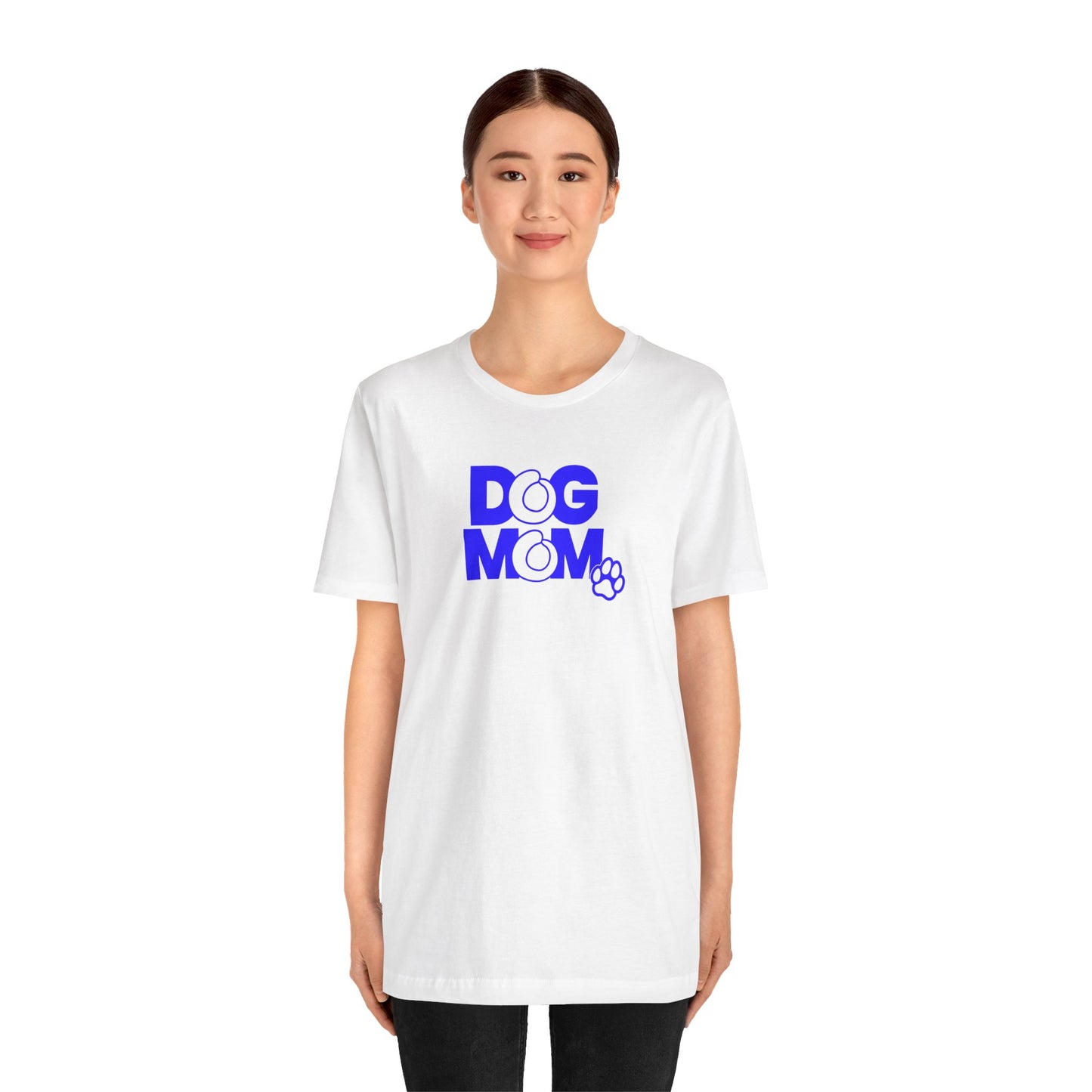 Dog mom blue T-shirt