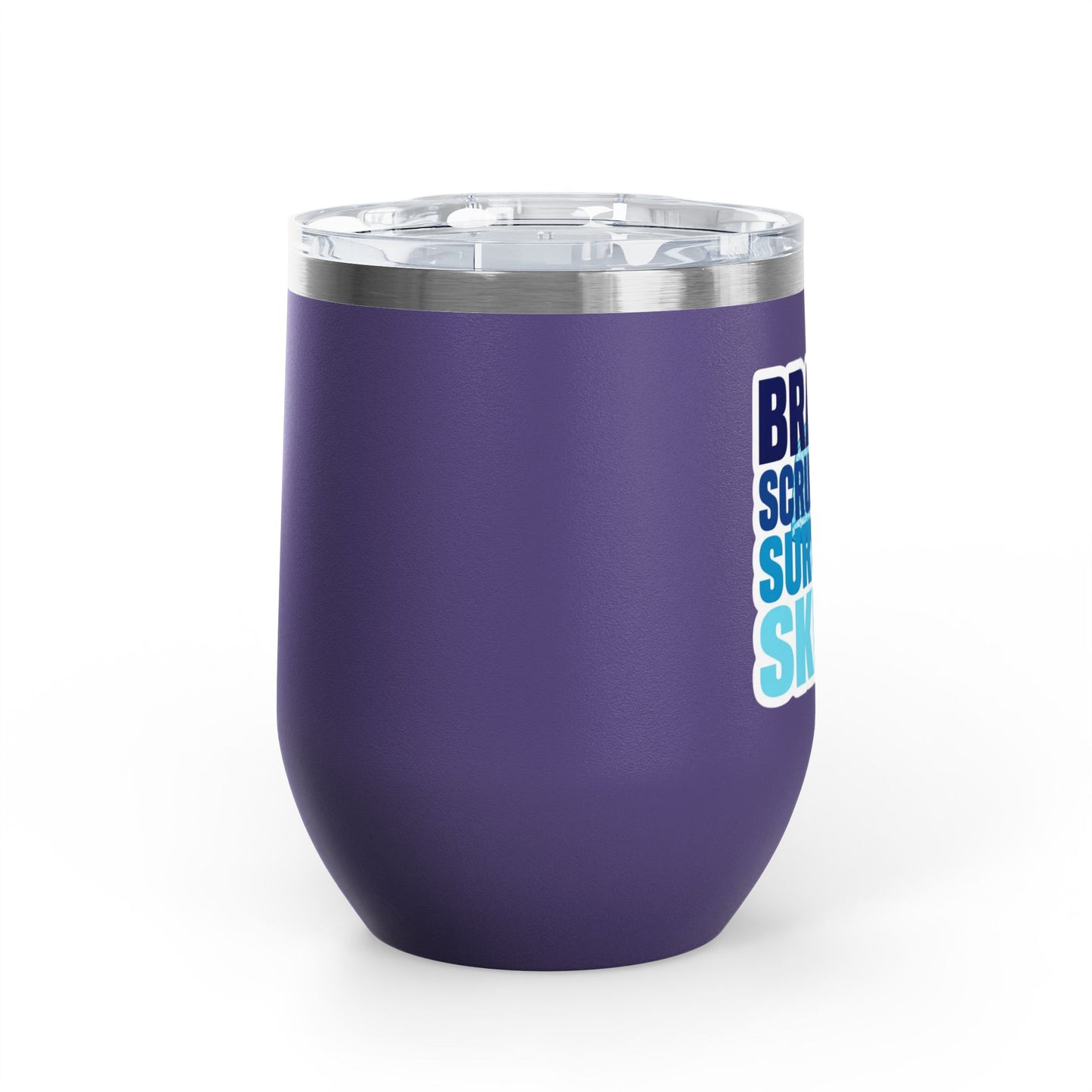Brains, scrubs and surgical skills blue Tumbler