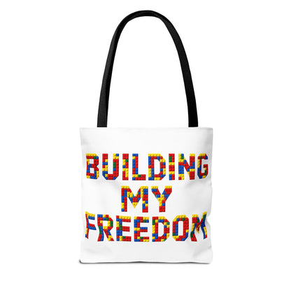 Building my freedom Tote Bag