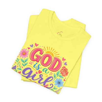 GOD is a girl dad T-shirt