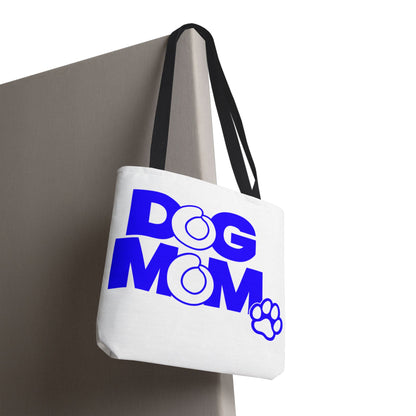 Dog mom blue Tote Bag
