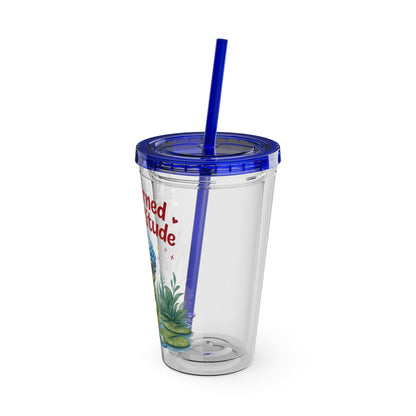 I've earned this attitude Clear Insulated Cup
