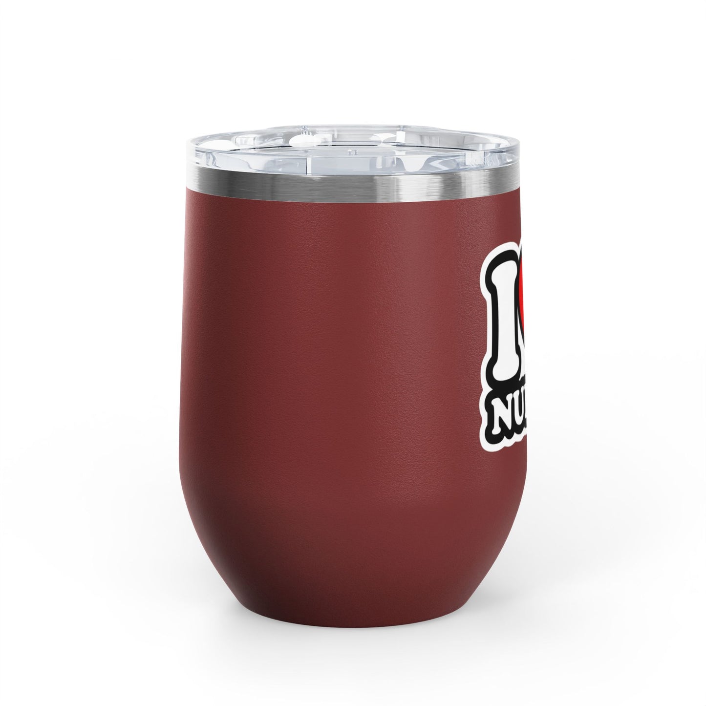 I love nurses faux sticker Tumbler